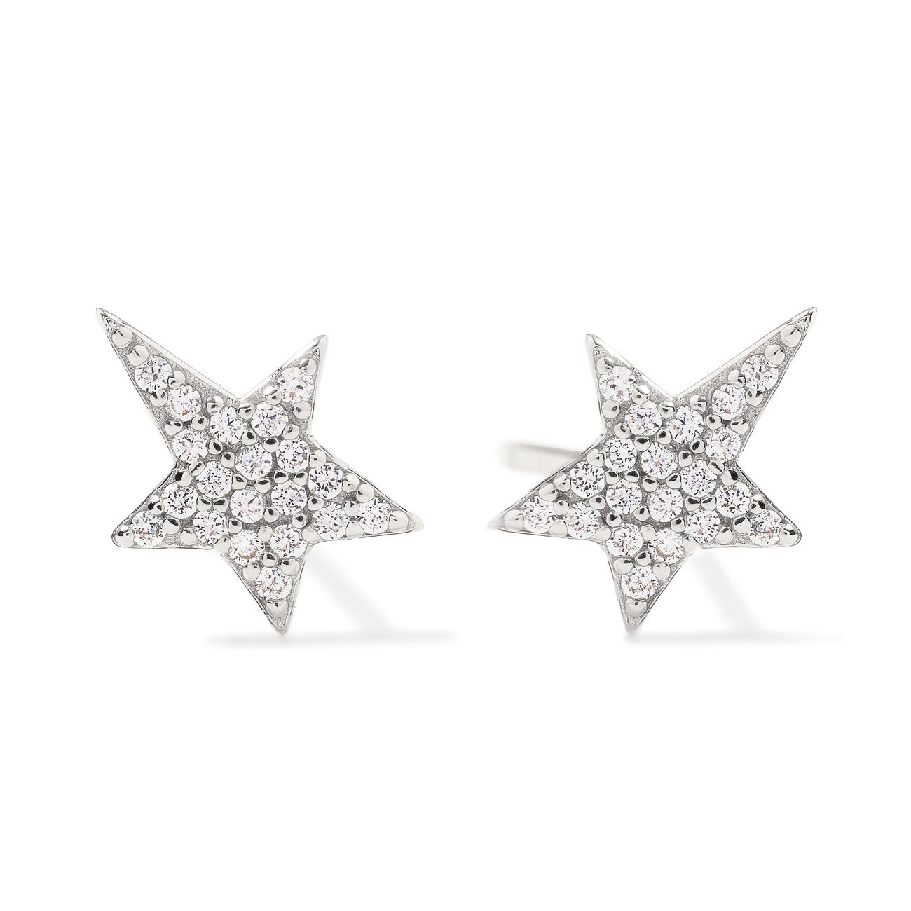 Pavé Star Stud Earrings