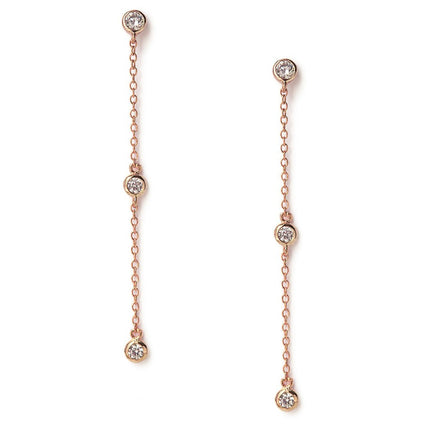 Dainty Crystal Drop Earrings