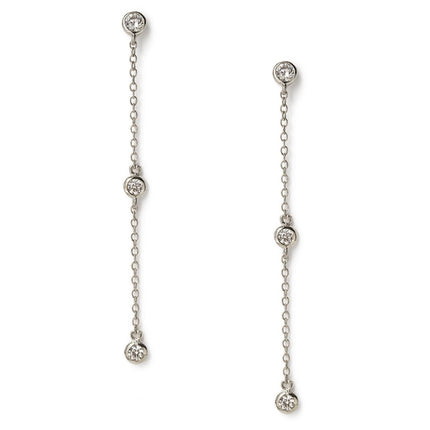 Dainty Crystal Drop Earrings