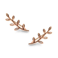 Leaf Ear Climber Earrings