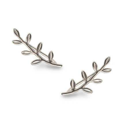 Leaf Ear Climber Earrings