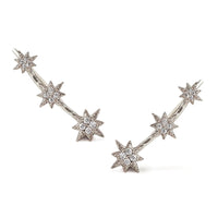 Shooting Star Ear Climber Earrings