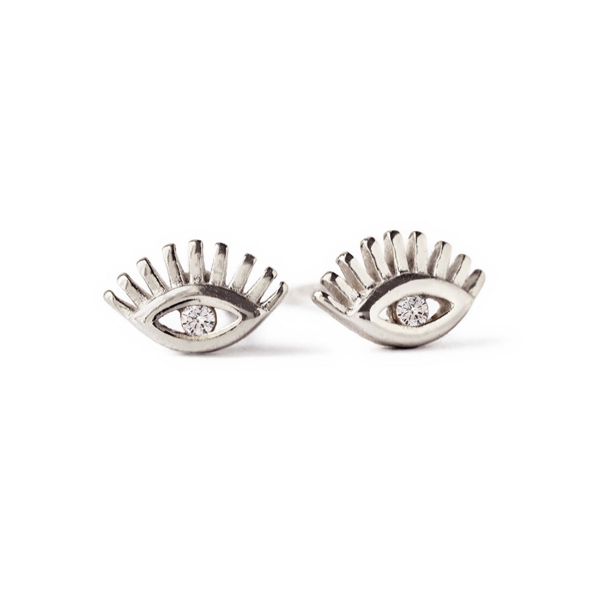 Hamsa Eye Stud Earrings