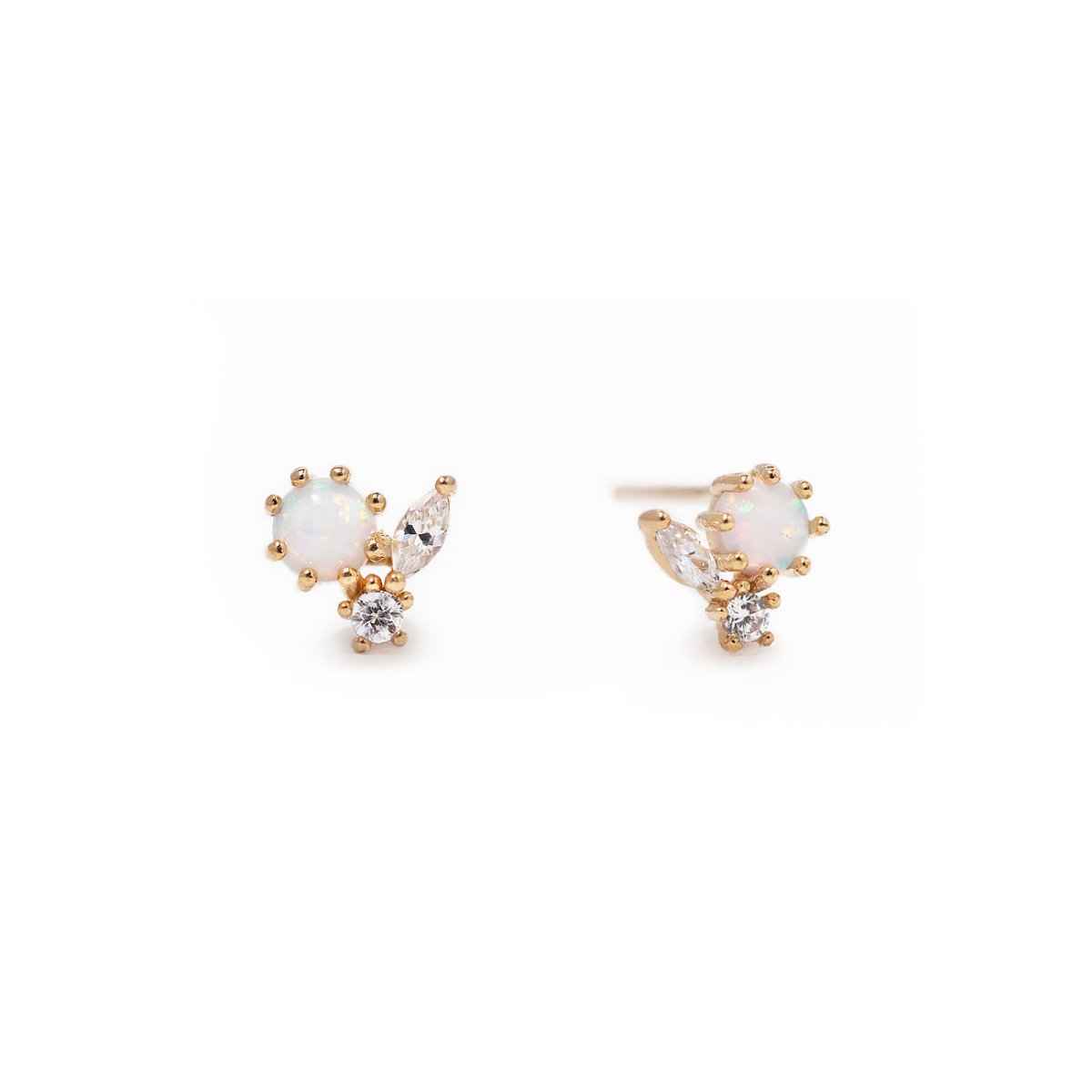 Mini Cluster Opal Studs