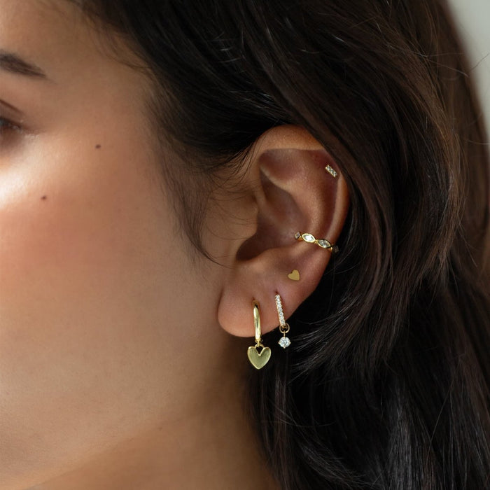 Nap Studs -Nora Heart main image 1