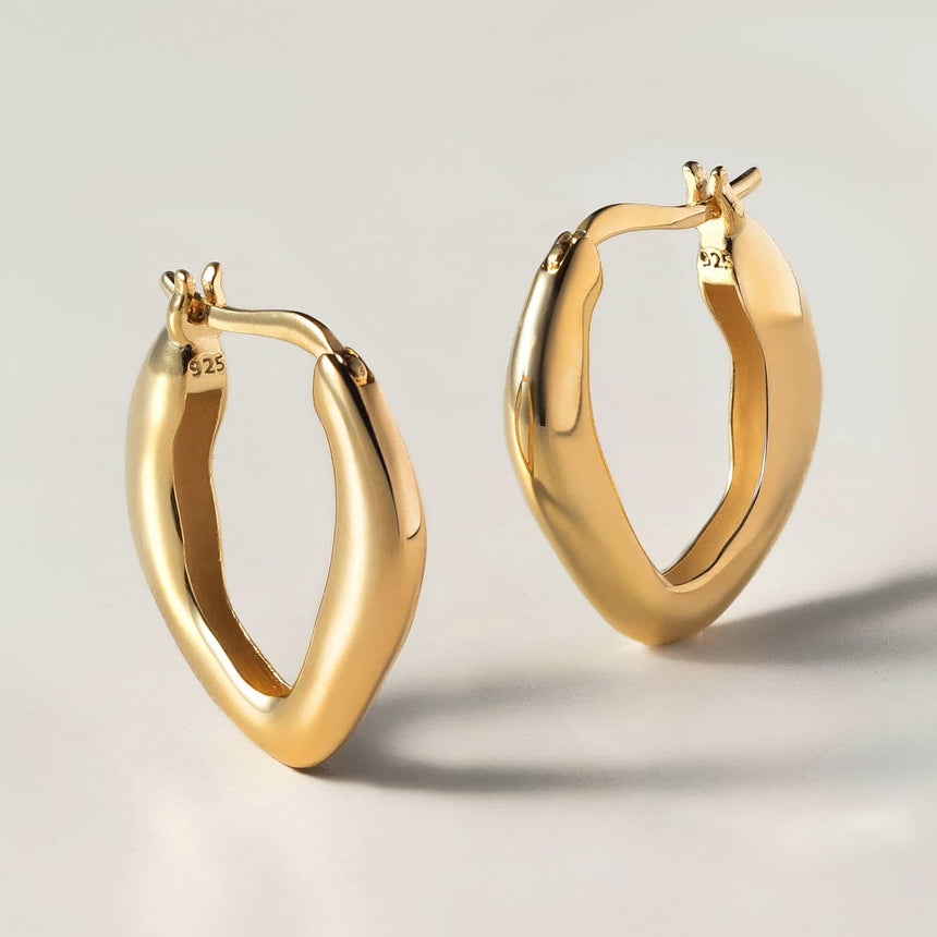 Dali Sculptural Mini Hoops