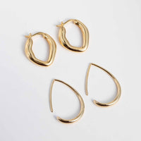 Dali Sculptural Mini Hoops