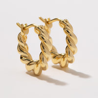 Mini Thick Twisted Hoops