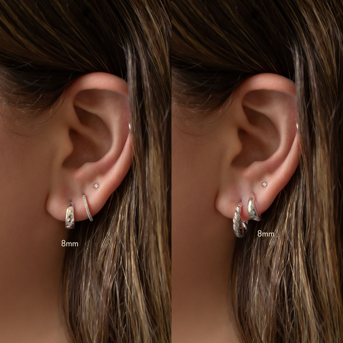 Huggie Earrings, 14K Gold Hoop Earrings, Mini Small Hoop – AMYO Jewelry