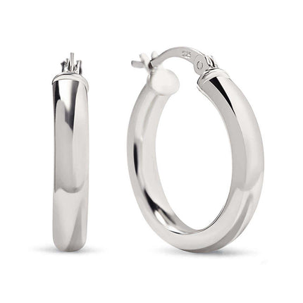 Midi Thick Hoop Earrings