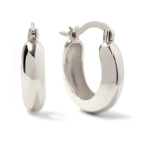 Small Thick Hoop Earrings