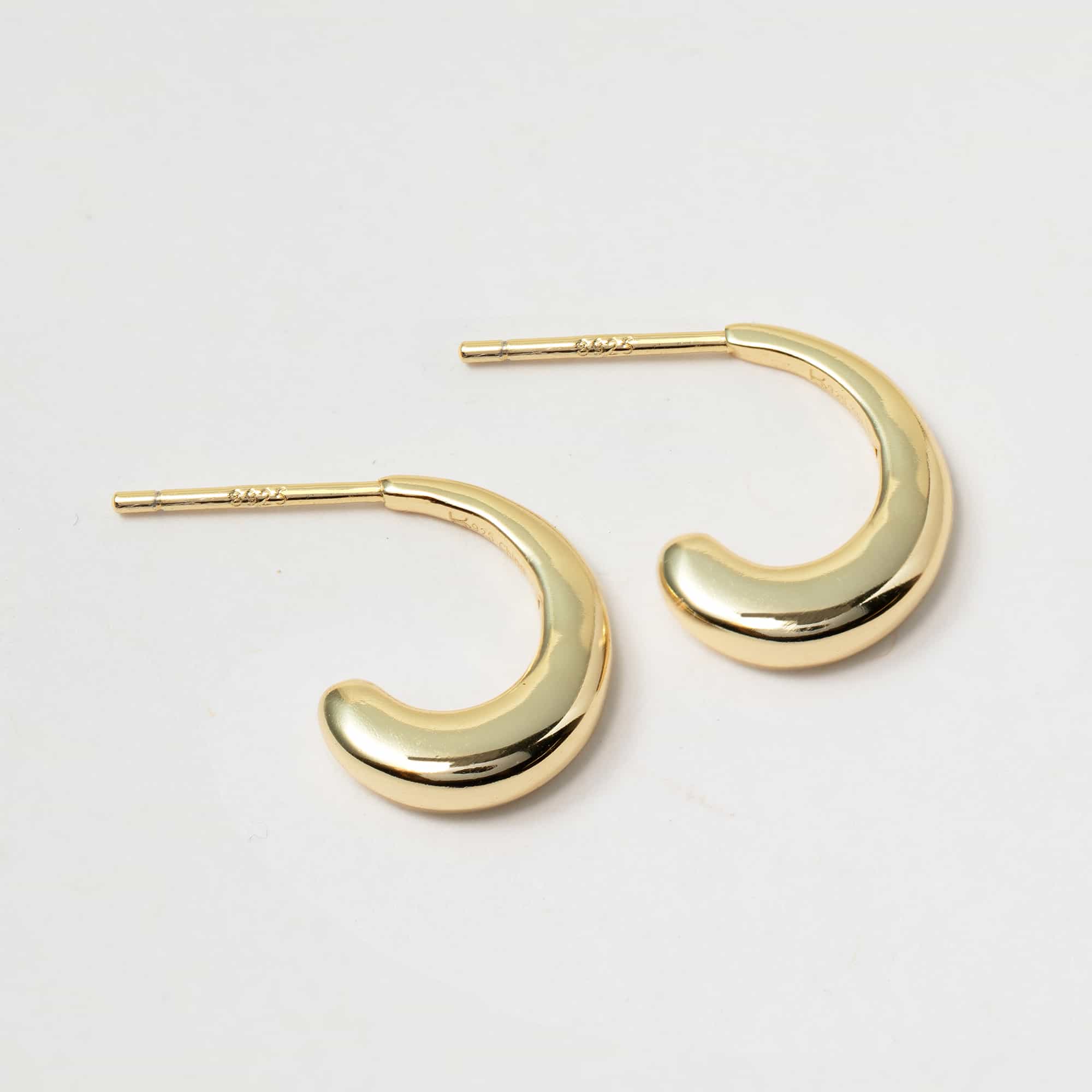 Small J Hoop Earrings