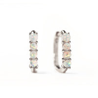 Mini Opal U Hoops