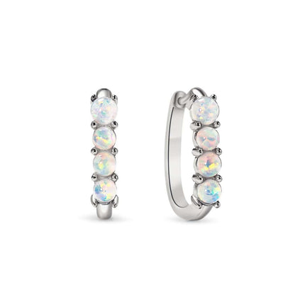 Mini Opal U Hoops