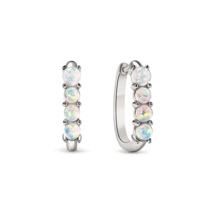 Mini Opal U Hoops