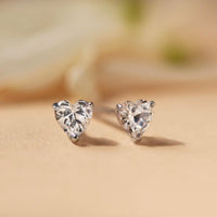 Heart Crystal Studs