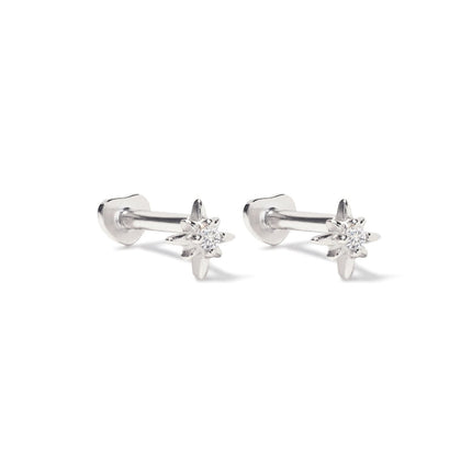 Tiny Starburst Flat Back Stud