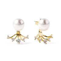 Pearl Crystal Ear Jacket