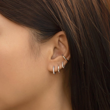 Tiny Huggie Hoop Earrings