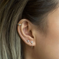 Crystal Cartilage Cuff Earring