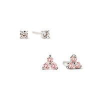 Birthstone Studs Set Pink