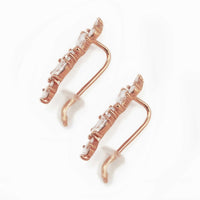 Marquise Ear Climber Earrings