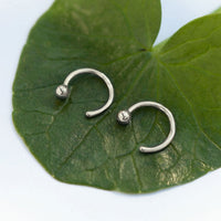 Sphere Huggie Earrings