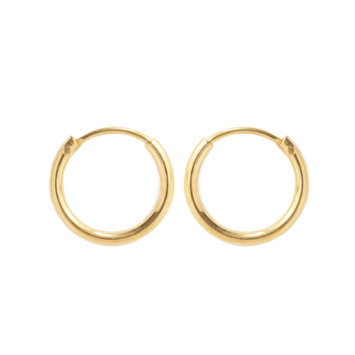 Gold Filled Thin Huggie Hoops