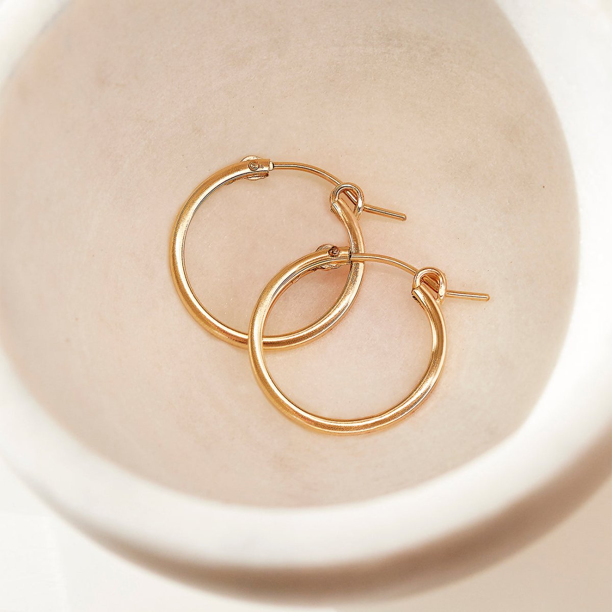 Square Edge Hoops