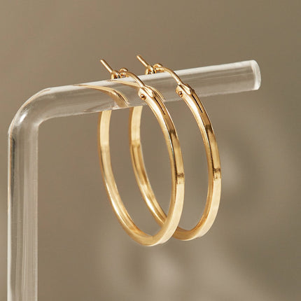 Square Edge Hoops