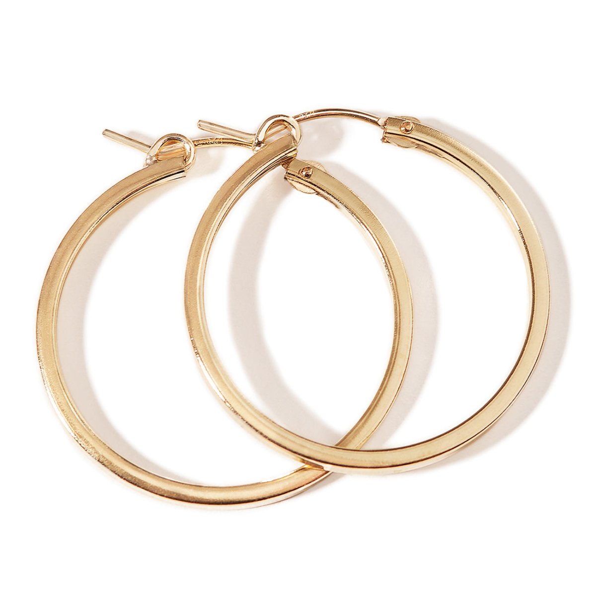 Square Edge Hoops