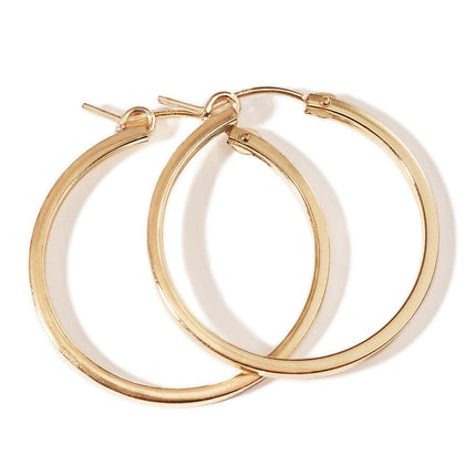 Square Edge Hoops