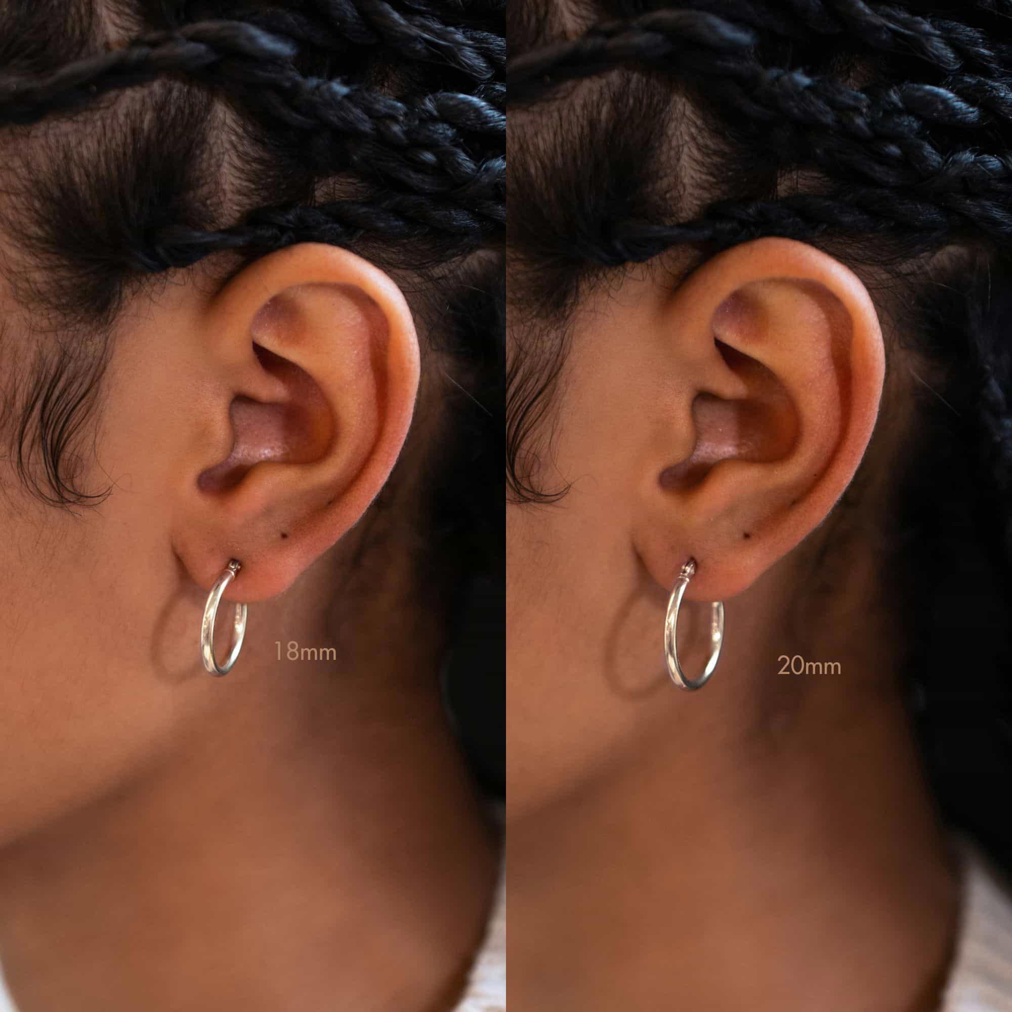Silver Triangle Dangle Earrings Small - BREEZE – Black Sand Designs
