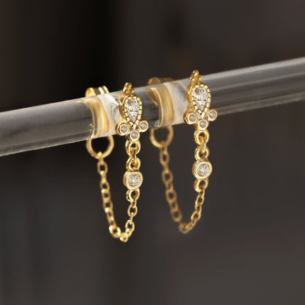 Deco Chain Earrings