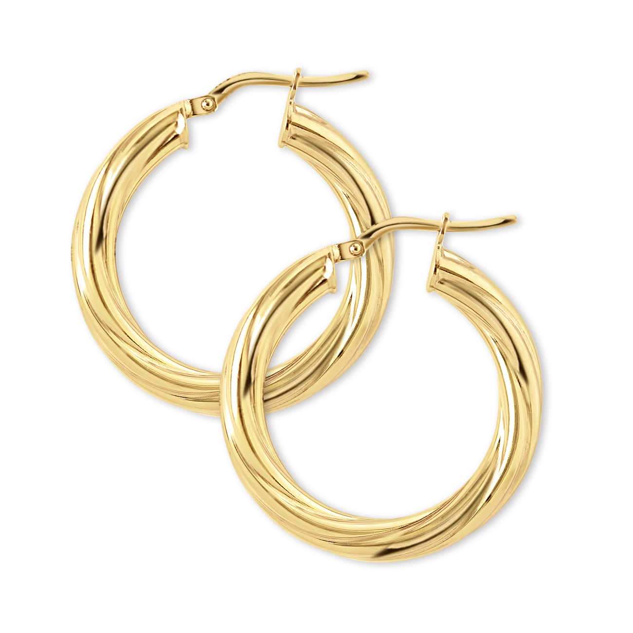 Thick Twisted Hoops