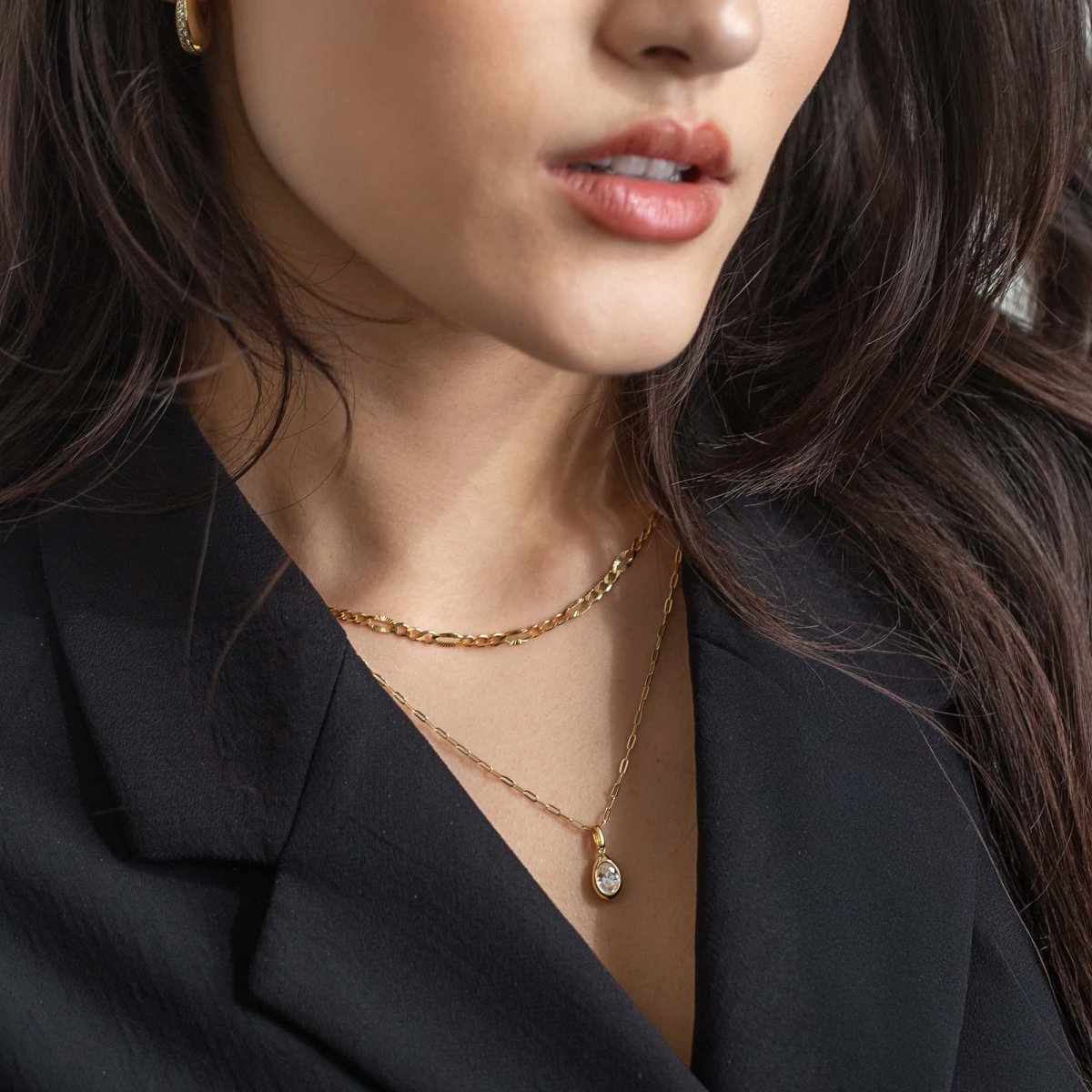 Thick Figaro Chain Necklace