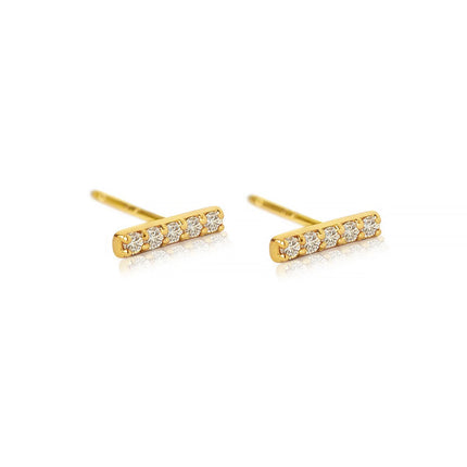 Diamond Bar Studs