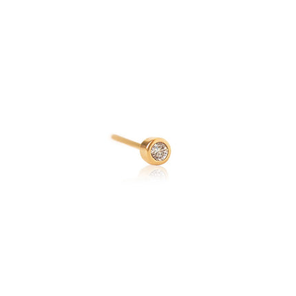 Mini Diamond Bezel Single Stud