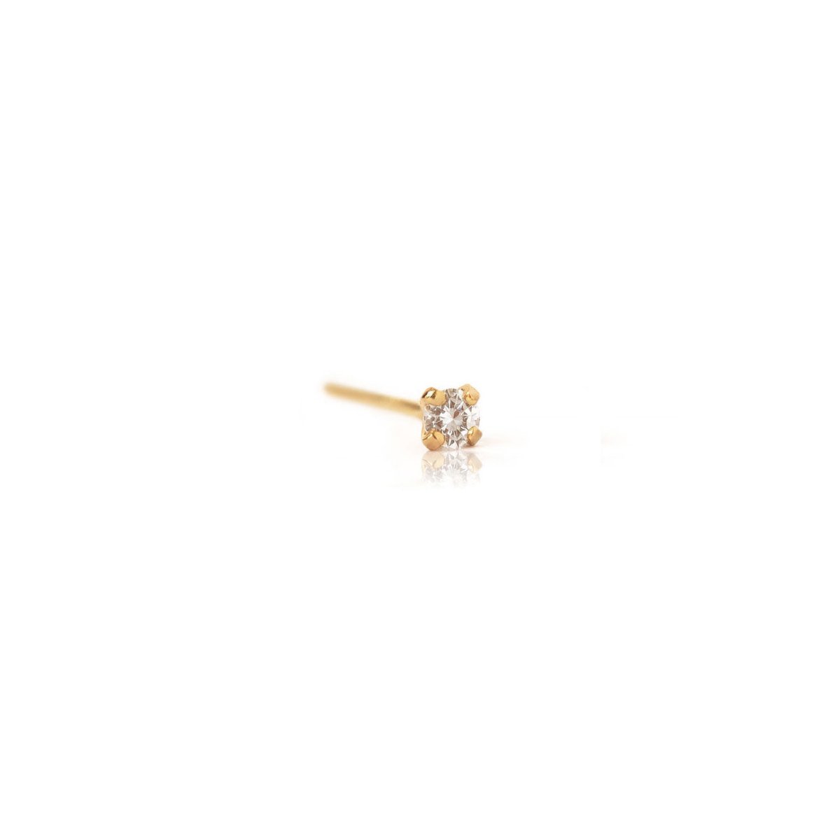 Single Tiny Diamond Stud