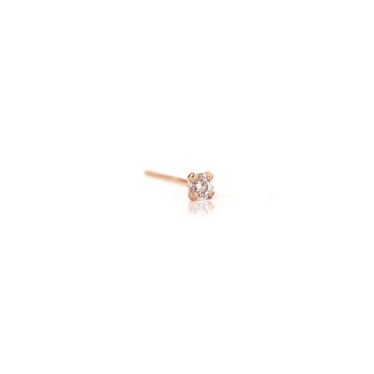 Single Tiny Diamond Stud