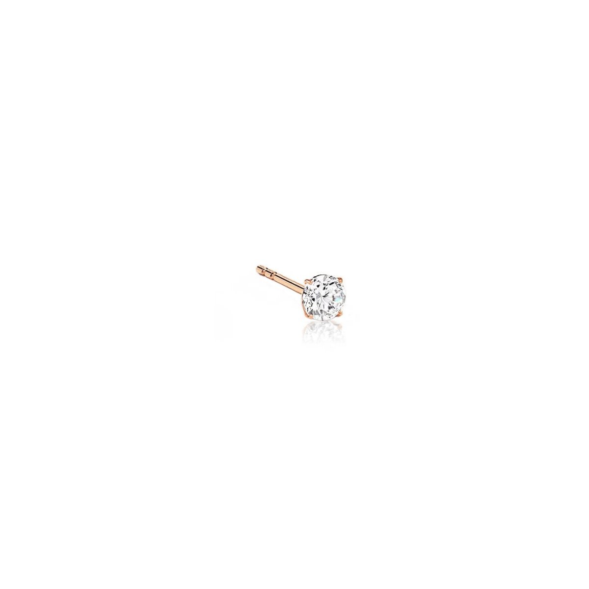 Single Tiny Diamond Stud