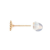 Single V Diamond Stud Earring