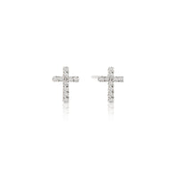 Diamond Cross Studs