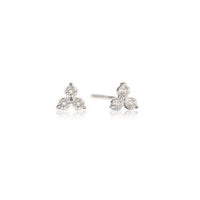 Diamond Clover Studs