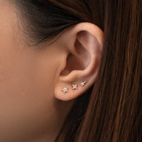 Diamond Twinkle Star Stud