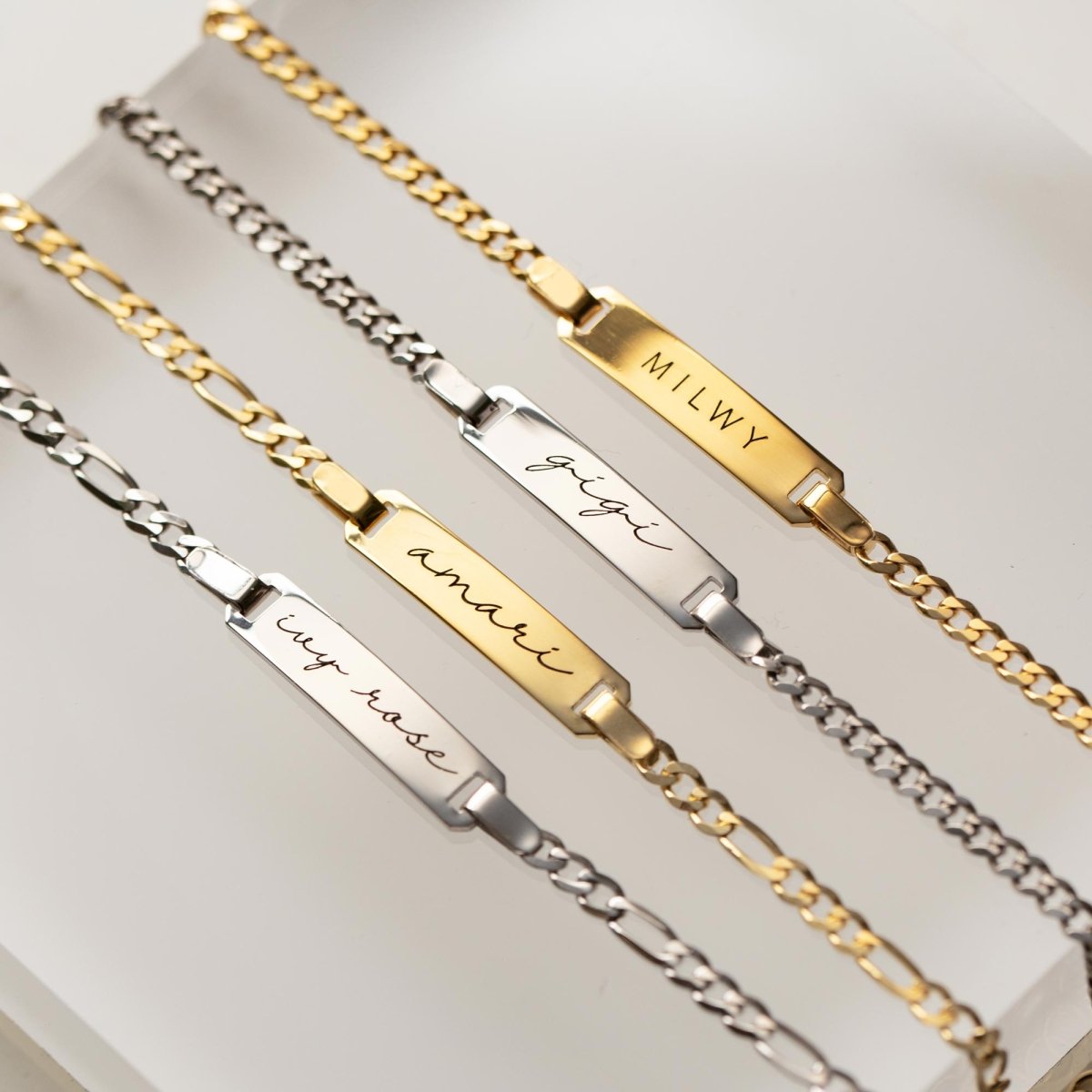 ID Bracelet - Figaro Chain