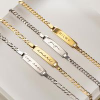 ID Bracelet - Figaro Chain