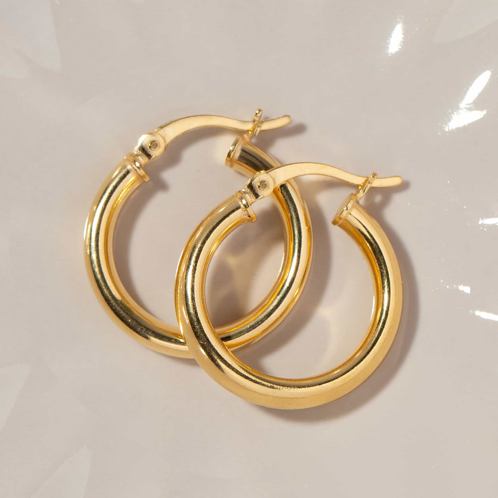 Midi Thick Hoop Earrings