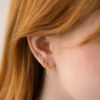 Small J Hoop Earrings