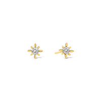 Tiny Starburst Stud Earrings